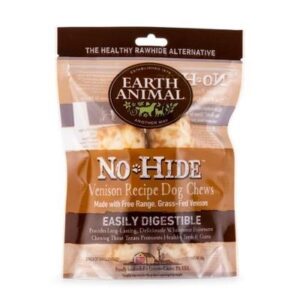 Earth Animal No Hide¬Æ Venison Small Chews Dog Treat 2pk - 68g