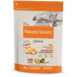 Nature's Variety Selected Dry Kitten Food Free Range Chicken 300g