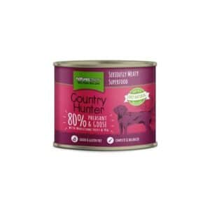 Natures Menu Country Hunter Pheasant & Goose Grain Free Wet Dog Food Cans 6 x 600g