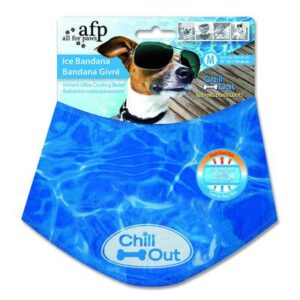 All for Paws Cooling Relief Ice Bandana for Dogs Medium