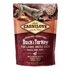 Carnilove Duck & Turkey Large Breed Dry Cat Food - 400g