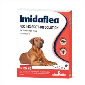 Imidaflea 400mg Spot-On Solution for Extra Large Dogs (3 x 4.0ml)