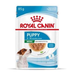 Royal Canin Wet Puppy Food In Gravy for Mini Breeds 12 x 85g