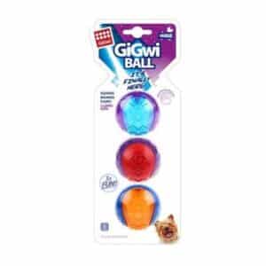 GiGwi Balls with Squeakers Pack of 3