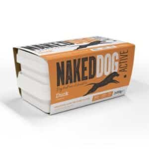 Naked Dog Adult Active Duck Raw Frozen Dog Food - 2 x 500g